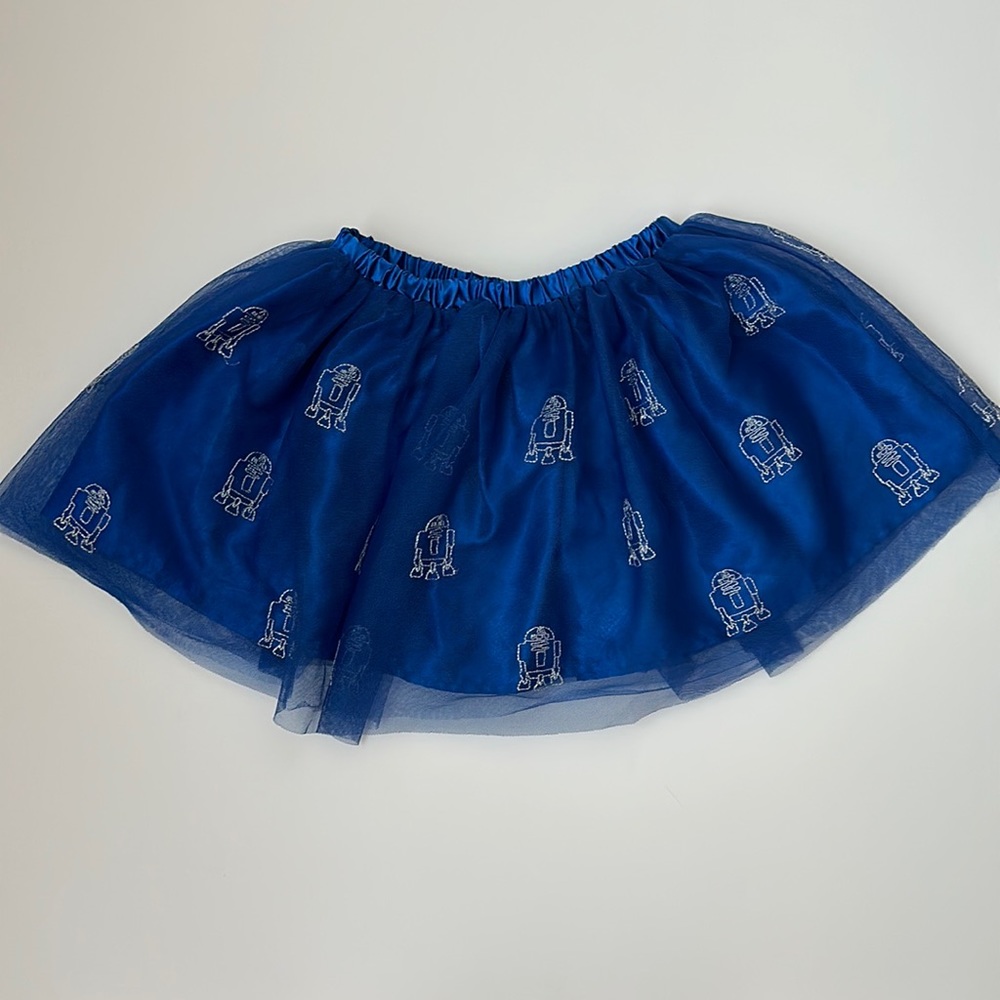 Hanna Andersson Star Wars R2-D2 Tulle skirt